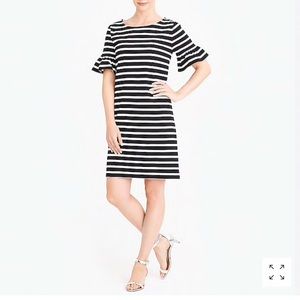 JCrew Ruffle Sleeve Dress - Size Medium NWT